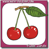 fruit flashcards cherries