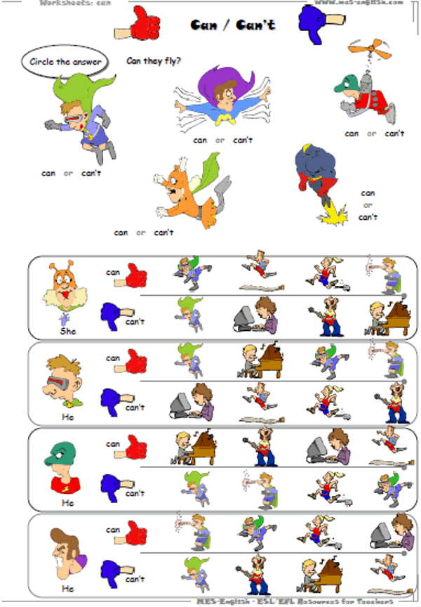 Talking Worksheets - speaking practice